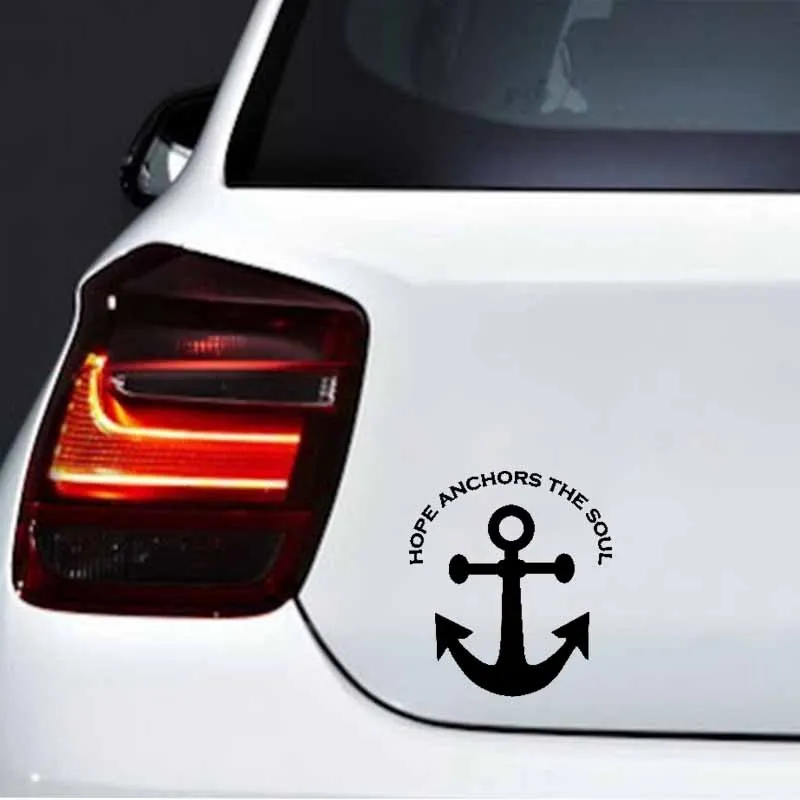 YJZT 11 4 см * 12 7 HOPE ANCHORS THE SOUL JESUS виниловые наклейки для автомобиля мотоцикла