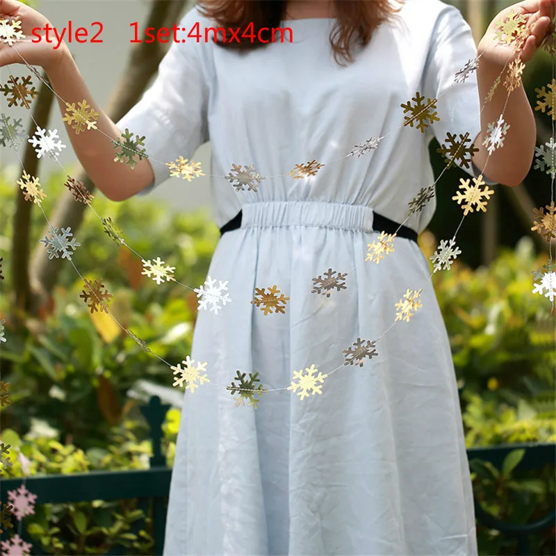 Замороженные вечерние рождественские украшения снежинки 3D пустая Снежинка из