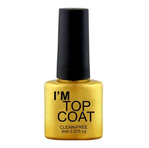 Top Coat KADITION один шаг 3 в 1 УФ лака для ногтей гель лак удаляющийся замачиванием УФ Блестящий лак для ногтей для лаковое гелевое покрытие для ногтей 8 мл гель Art полу постоянный - Цвет: Top Coat