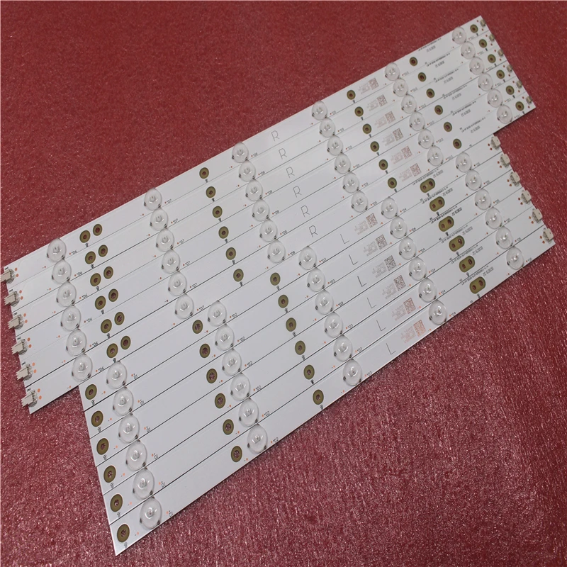 1005 мм светодиодный Подсветка полосы для Philips 50 дюймов LB-PF3030-GJFHD500611-L/R-H детали для ТВ 12 шт