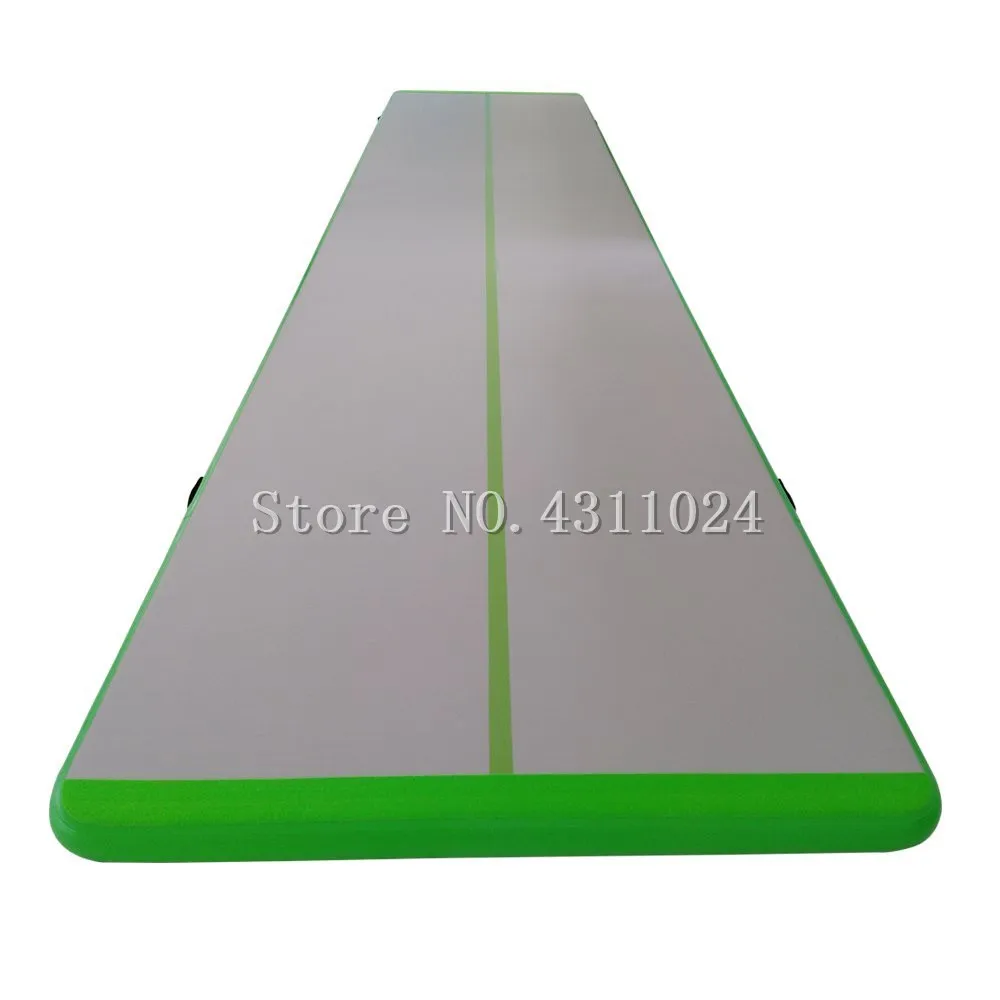 

Free Shipping Inflatable Gymnastic Air Track Tumbling Mat 16ft x 3.3ft Air Track Floor Mats with Pump for Home Use, Cheerleading