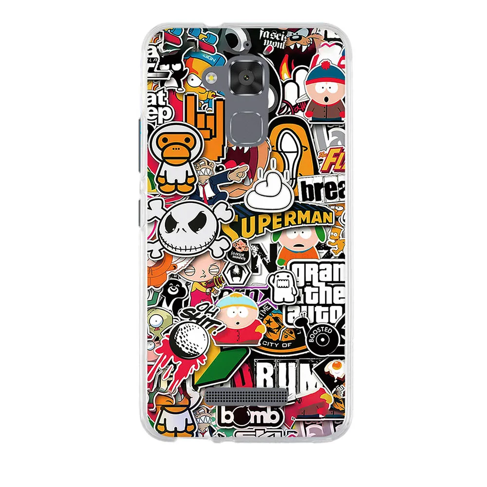 Для Asus Zenfone 3 Max ZC520TL чехол с узором TPU силиконовый мягкий для 3max Coque fundas 5 2 дюймов|case