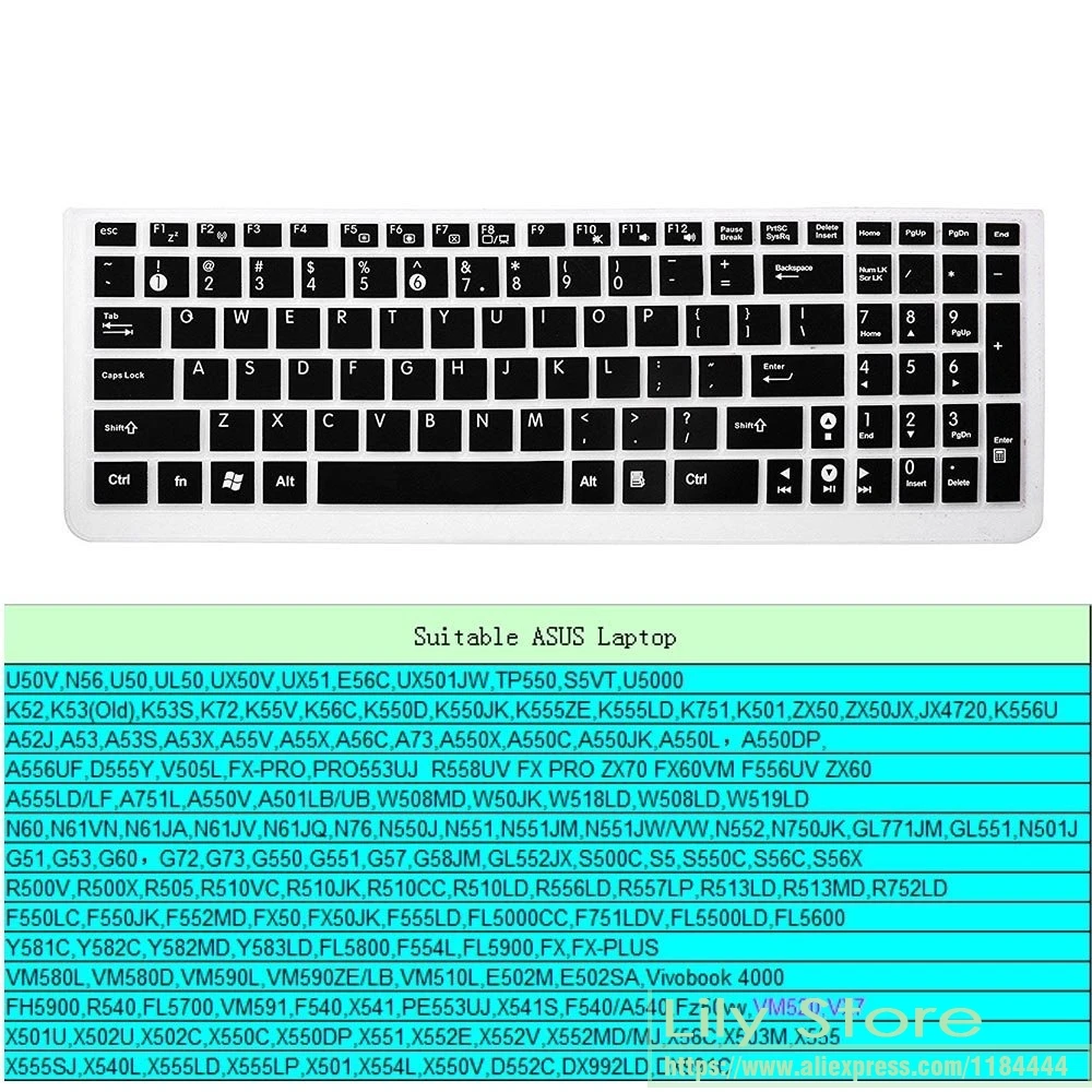 15 17 защитный чехол для клавиатуры ASUS ROG G501JW GL502VY GL502VT GL502VS GL502VM G550 GL551JW GL702VM GL551JX