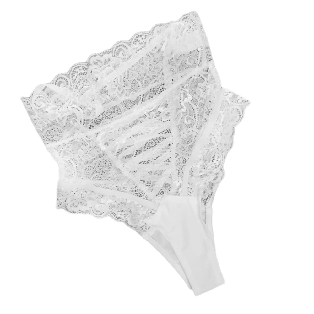 1 шт. женское сексуальное нижнее белье кружевные трусики с высокой талией трусы