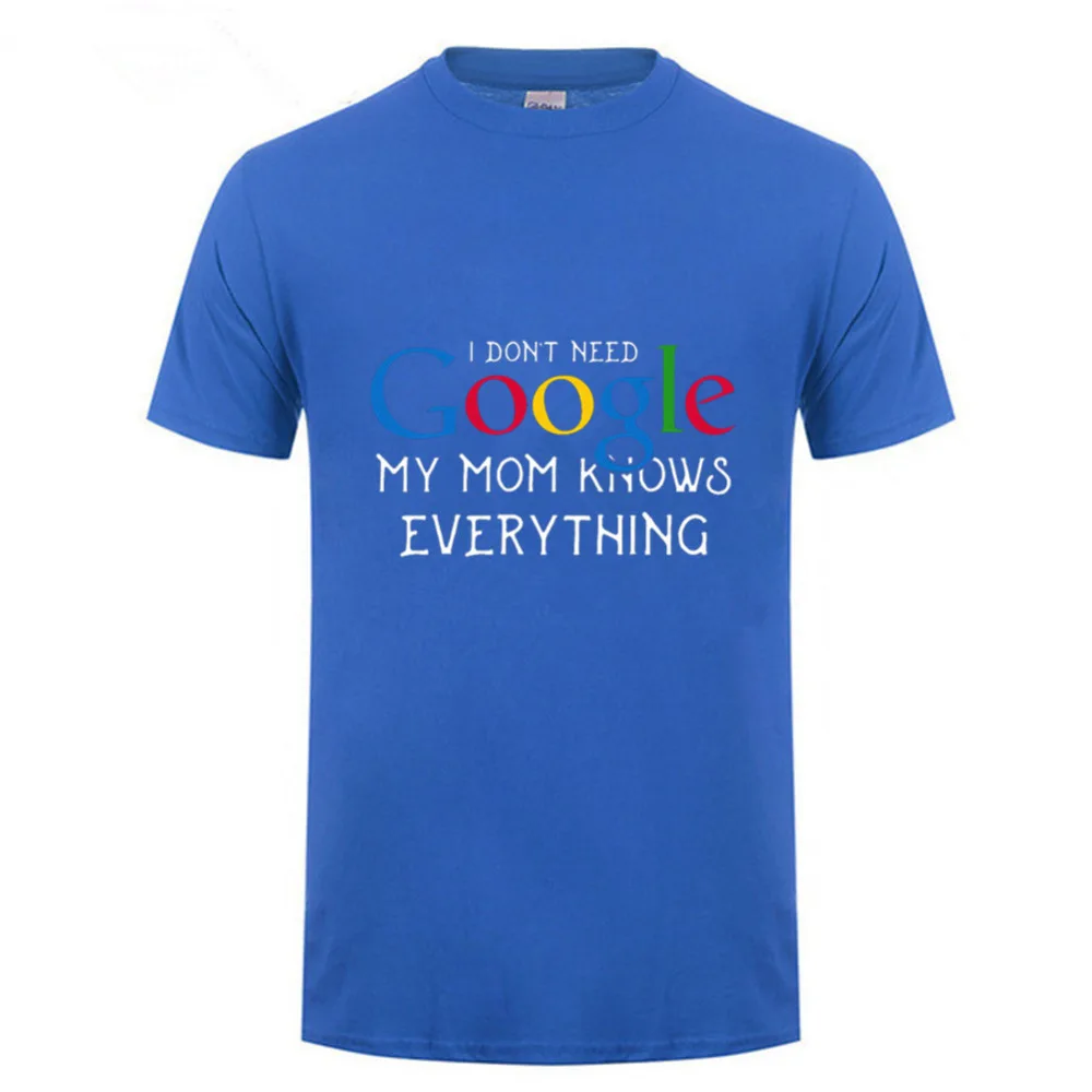 Летняя стильная футболка с надписью I Not need google Моя мама знает всё модные топы для