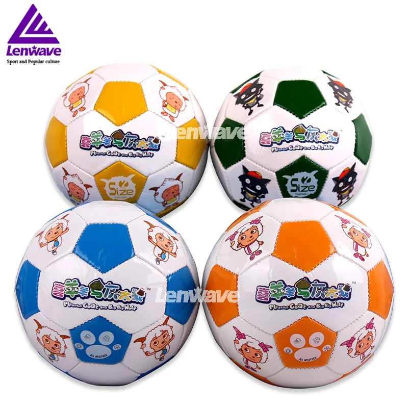 Лидер продаж мини футбол мяч размеры 2 Plesant козы и большой волк футбольный из ПВХ