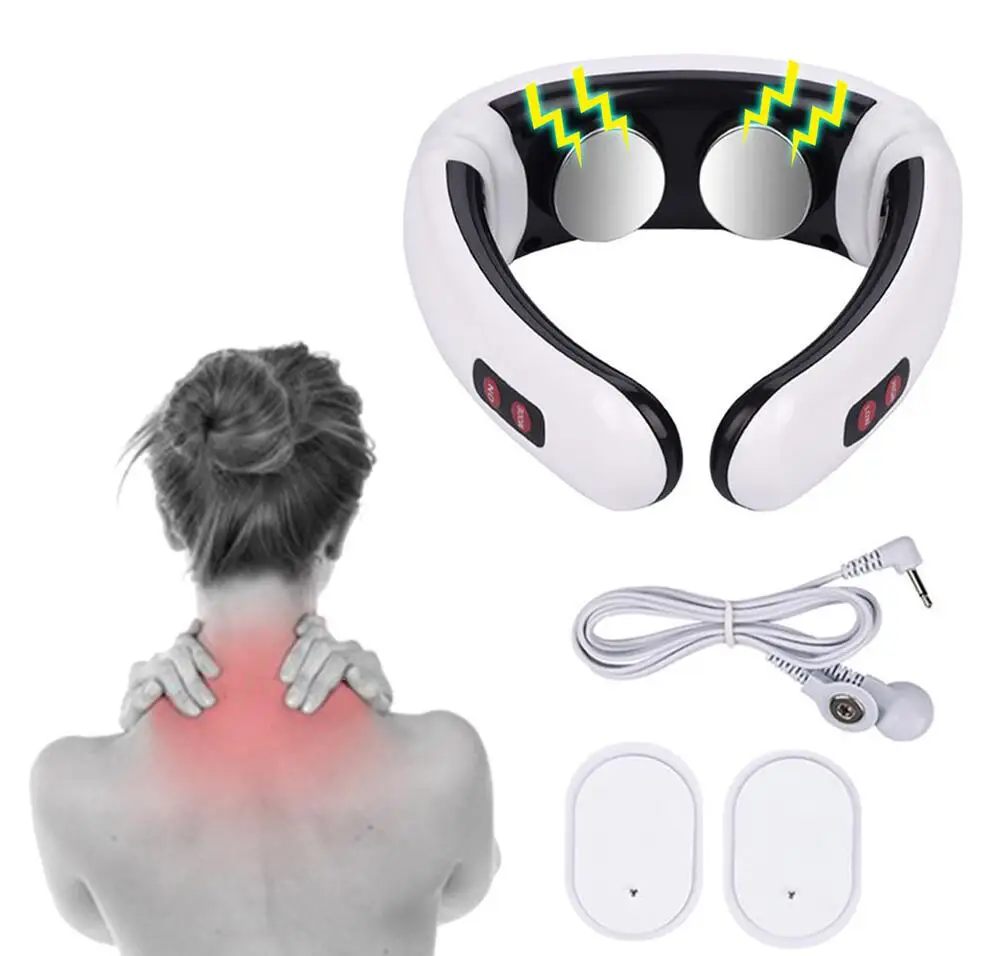 Массажер для шеи электрический импульс несколько режимов массажа чтобы