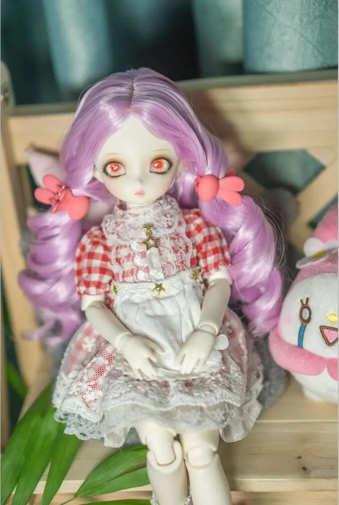BJD кукла парик Двойной конский хвост парик для BJD/DD/MDD/SD кукольный парик 1/6 для 1/6 Bjd парик для кукол Bjd
