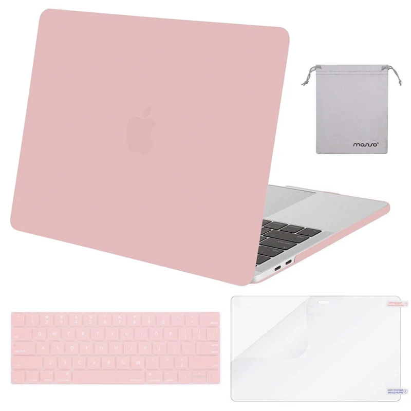 MOSISO матовый чехол для ноутбука Macbook Pro retina Air 11 12 13 15 2018 Новый A1932 новый с сенсорной