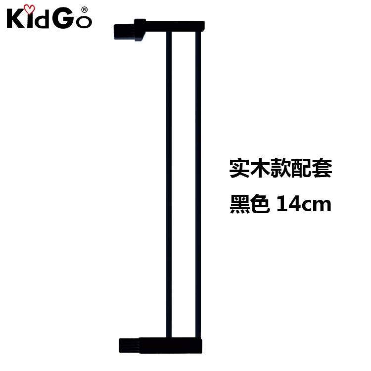 3 цвета твердые деревянные ворота pet Детские Безопасные ворота - Цвет: 14cm black