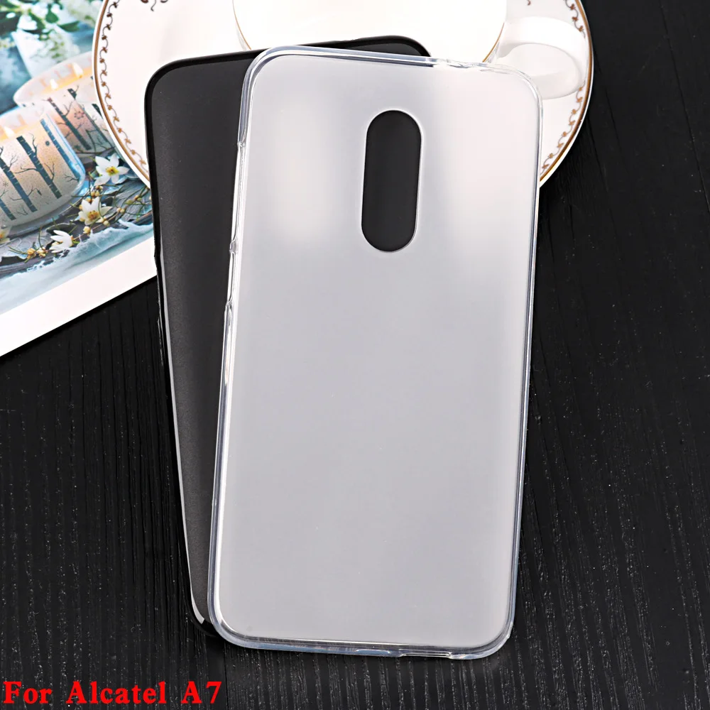 Для Alcatel One Touch A7 5090Y чехол матовый для пудинга Мягкий ТПУ силиконовый Бампер