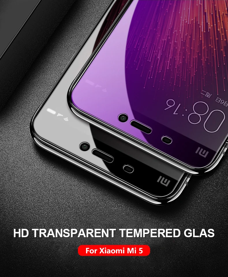 TCICPC 2 шт стекло для Xiaomi mi 5 mi 5 закаленное стекло 9H 2.5D HD Защитное стекло для Xiaomi mi 5 M5 Pro Защитная пленка для экрана