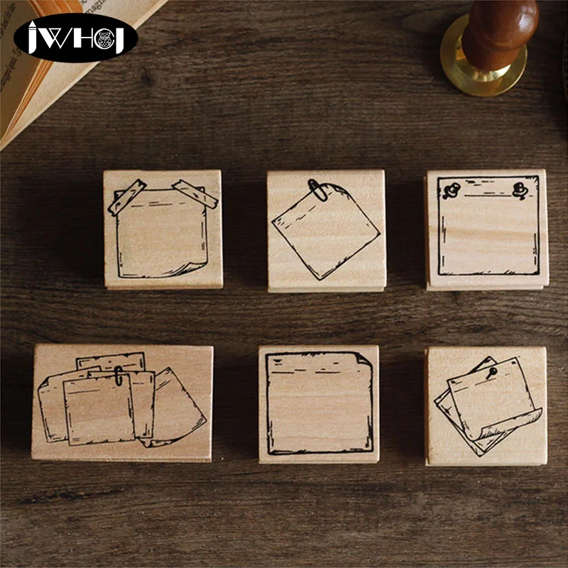 Memo серии деревянные штампы офисные канцелярские резиновые для Handmade карточка