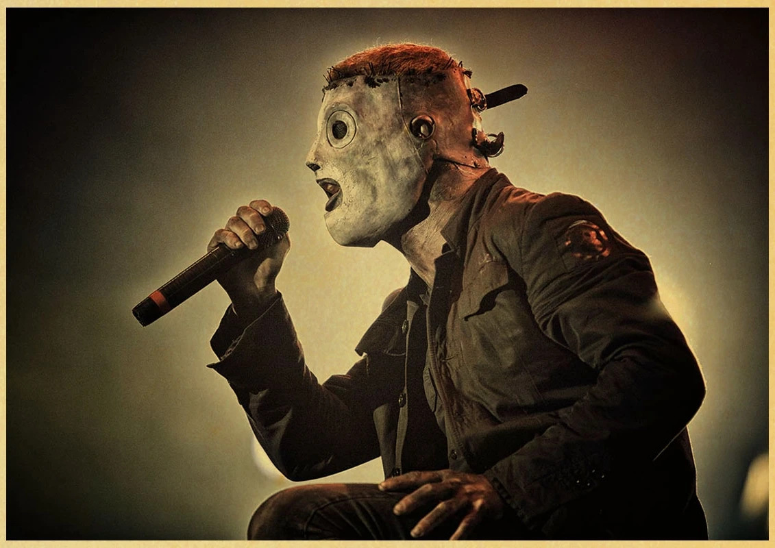 Slipknot тяжелый металл постер музыкальной группы печать на крафтовой бумаге плакат спальня Паб Бар настенный декоративный плакат для рок-группы