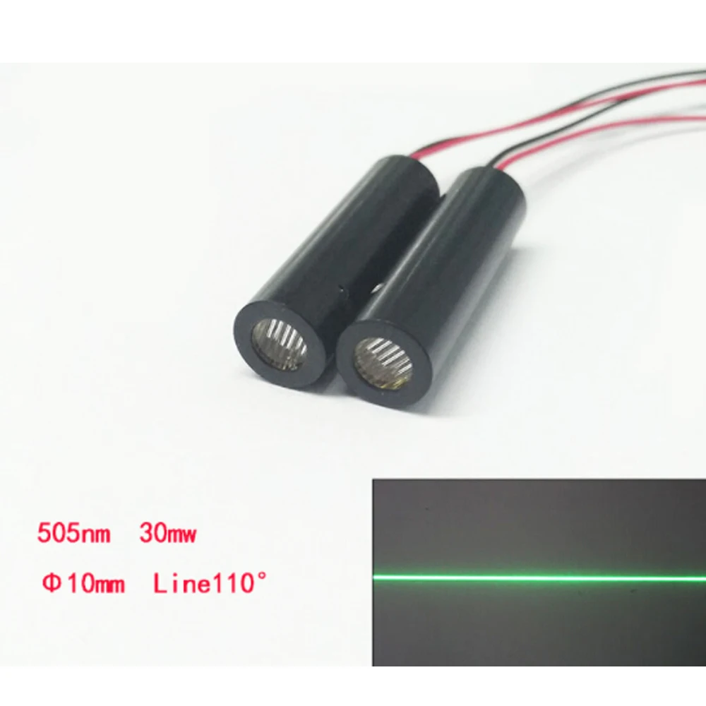 Линейный лазерный модуль 505nm 30 мВт лазерная лампа типа Radium устройство для