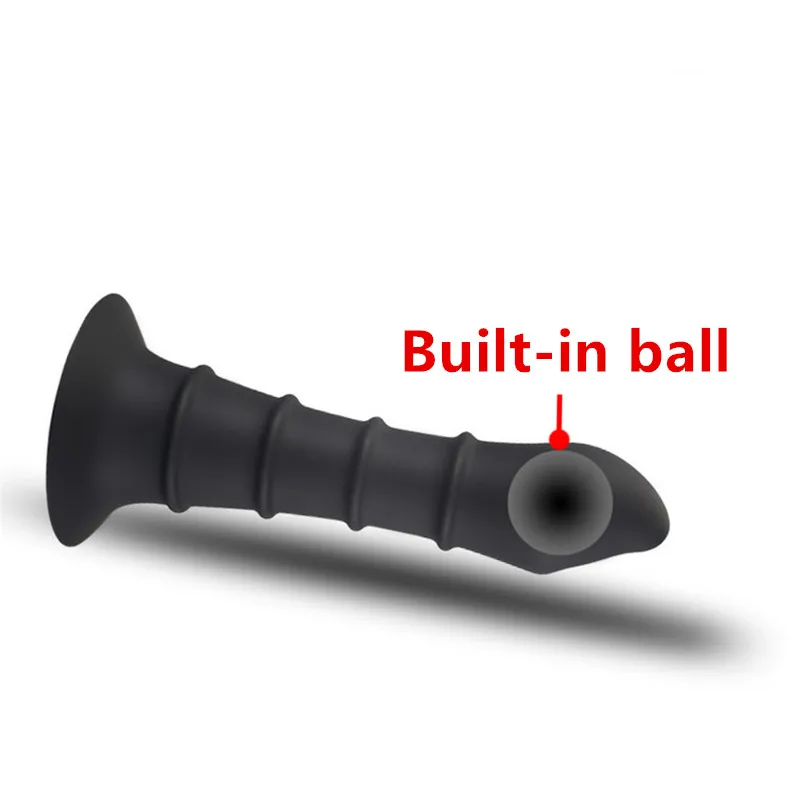 Силиконовая Анальная пробка фаллоимитатор анальные бусины Стимулятор точки G в