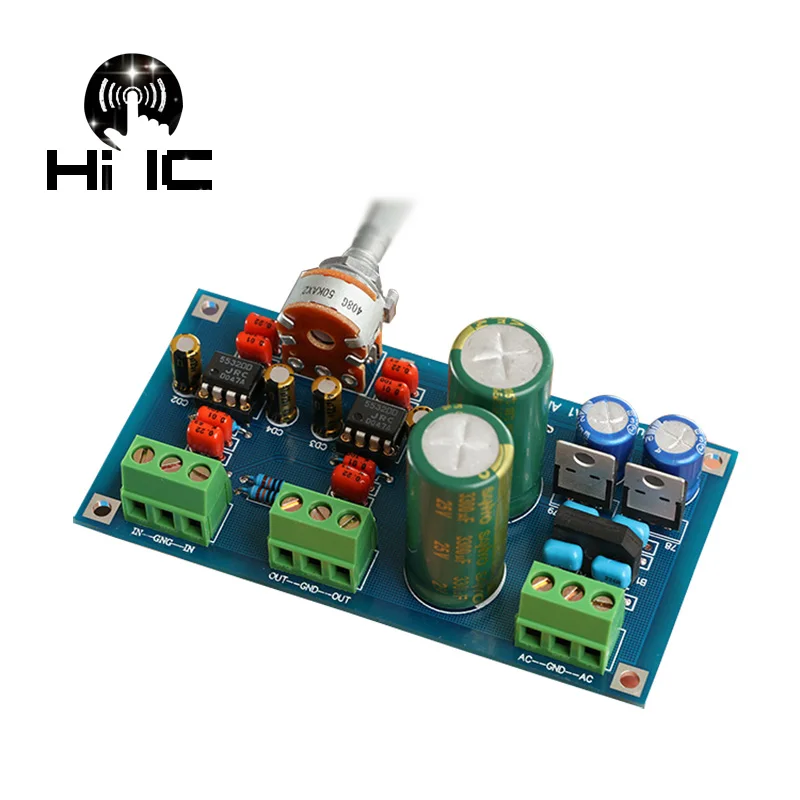 Двойная NE5532 OP AMP Hi Fi предусилитель платы Усилитель сигнала базы на музыке факс A1