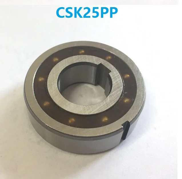 

50pcs CSK25PP 25mm One Way Clutch Bearing With dual keyway 25x52x15 mm Sprag Freewheel Backstop Bearing 25*52*15