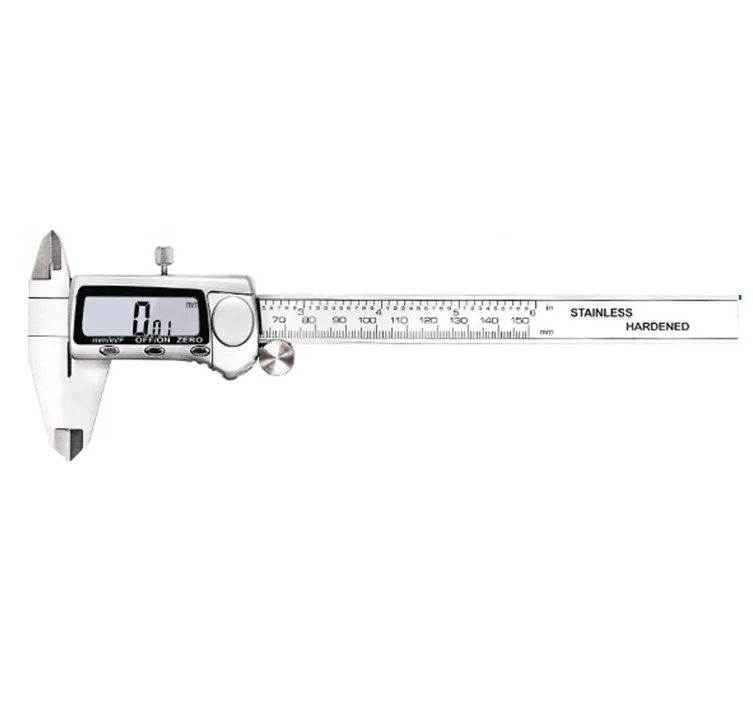 

Digital Vernier Caliper 0-150mm/6" 200mm Stainless Steel Electronic Caliper Micrometer Depth Measuring Tools LED display 0.01mm