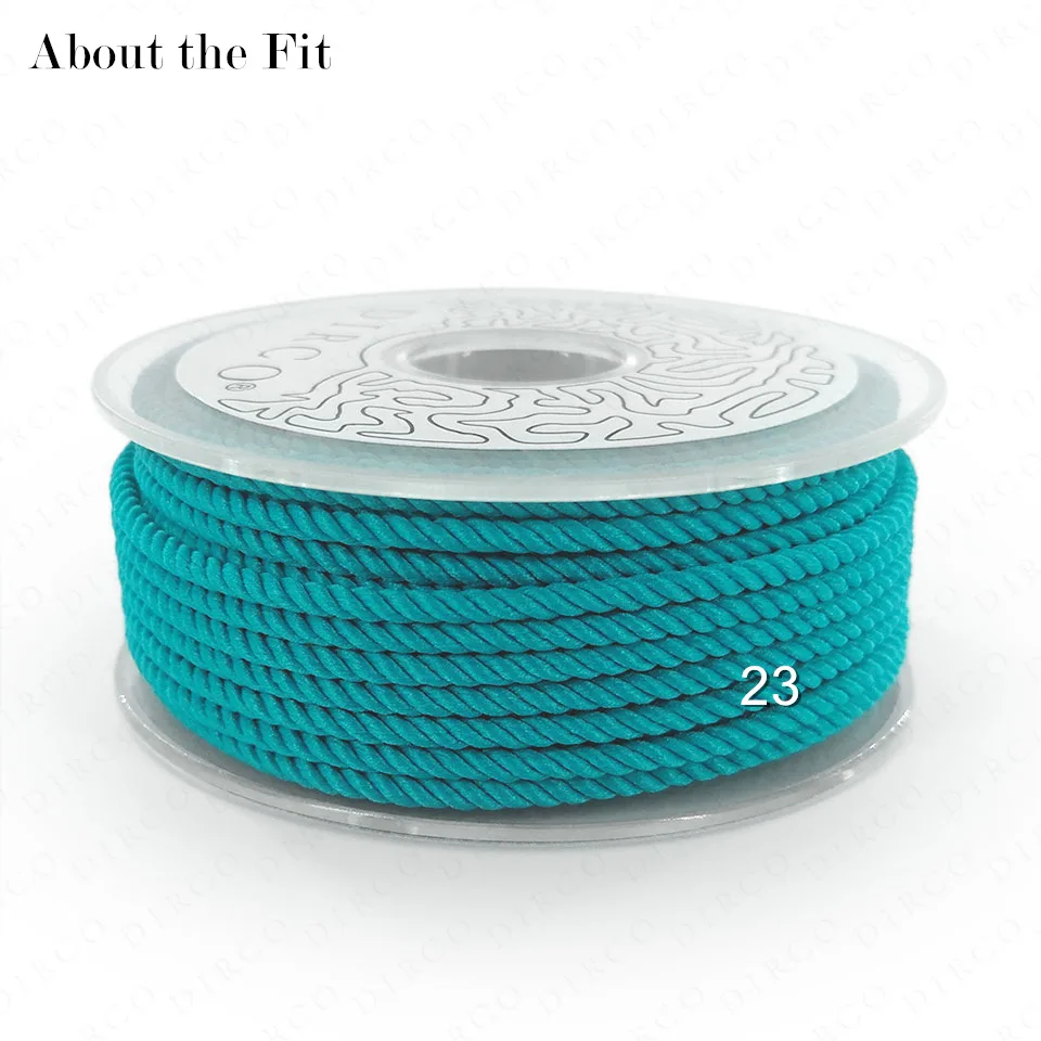 TA1023 Turquoise Около 1 мм 5 м Милана плетеные шелковые Шнуры DIY ювелирные аксессуары шпагат Бисероплетение нити ручной работы фурнитура Тканое кружево - Цвет: TA1023 Turquoise