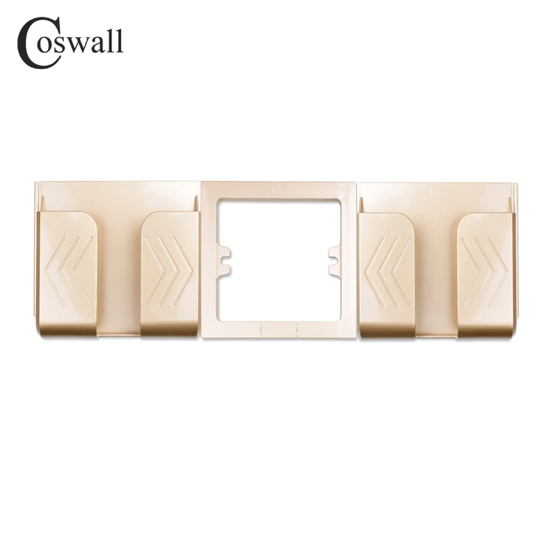 COSWALL USB розетка поп розетка с ЕС вилка 2A настенное зарядное устройство адаптер электрическое настенное зарядное устройство адаптер зарядка USB - Тип: Arrow gold Holder 2