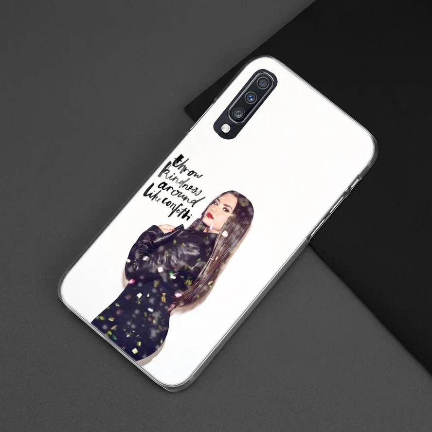 Demi Lovato Case for Samsung Galaxy M40 A50 A80 A70 A60 A40 A30 A20e A10 J4 J6 Plus J8 S10e S10 5G Hard PC Phone Cover Capa