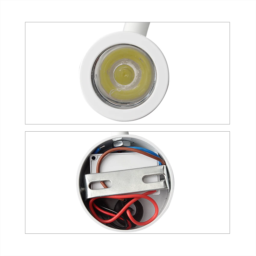 Светодиодная серебристая прикроватная лампа для спальни настенные светильники