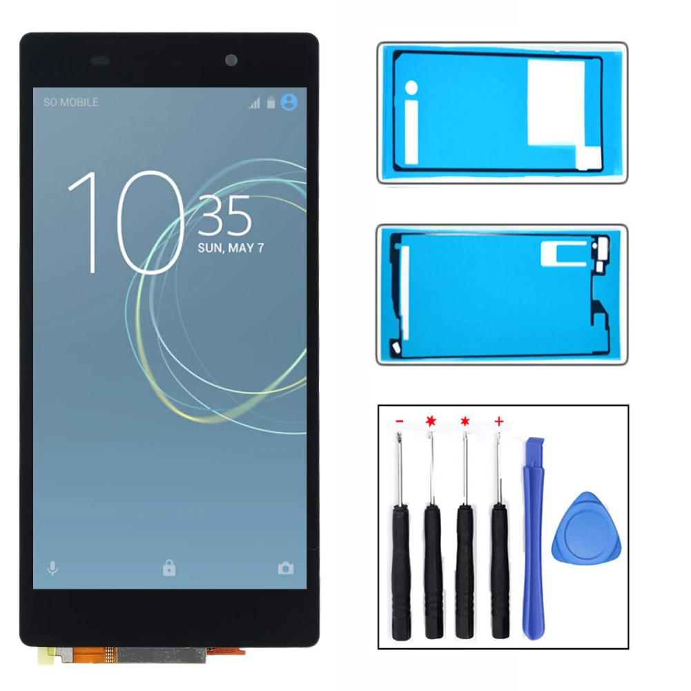 Black with tools Для sony Z2 экран для sony Xperia Z2 L50W D6502 D6503 ЖК-экран Сенсорная панель дигитайзер для sony Xperia Z2 lcd - Цвет: Black with tools