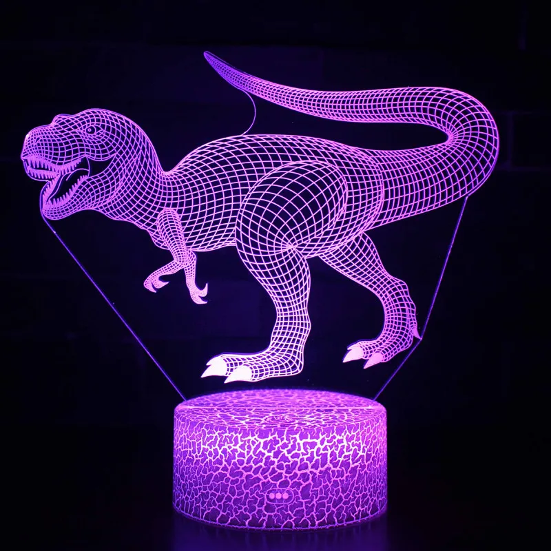 Динозавр тираннозавр рекс Стегозавр спинозавр halloum Argentinosaurus 7 цветов Изменение 3D