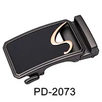 PD-2073 Hi-Tie, фирменный дизайн, кожаный ремень, пряжки для мужчин, серебро, золото, ремень, голова для кожаного ремня, буквенная пряжка ремня с изображением животного, автоматический - Цвет: PD-2073