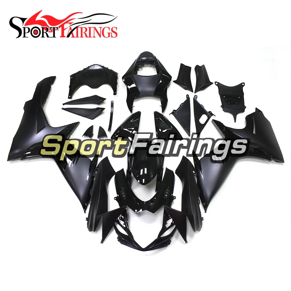 Матовые черные Обтекатели для GSXR600 GSXR750 K11 2011 2016 12 13 14 15 16 пластиковые накладки