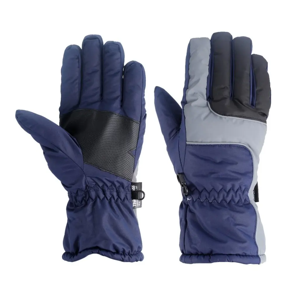 

OUTAD Winter Outdoor Soft Elastic Breathable Windproof & Waterproof Snow Ski Gloves Warm Mountain Climbing Gloves for Men