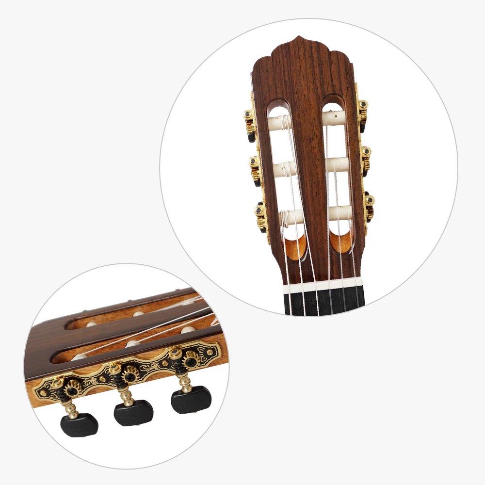 Aiersi бренд все твердые испанский Cypress Flamenco Гитара s 100% ручная работа винтажная