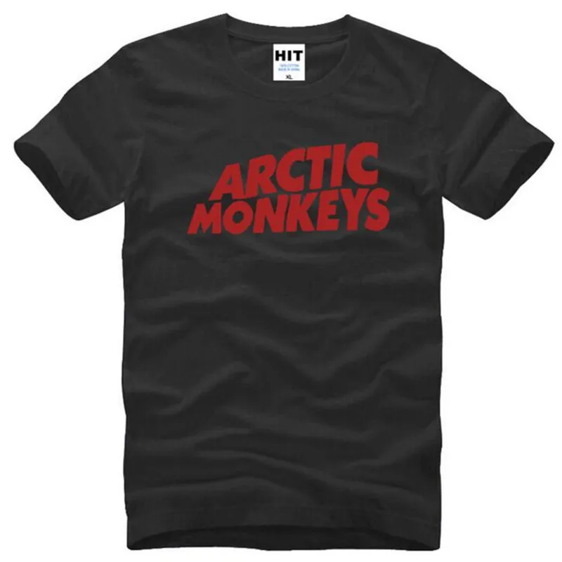 Rock Arctic Monkeys с буквенным принтом Мужская футболка Летняя новая хлопковая футболка с коротким рукавом Футболка Camisetas Hombre - Цвет: black t shirts 3
