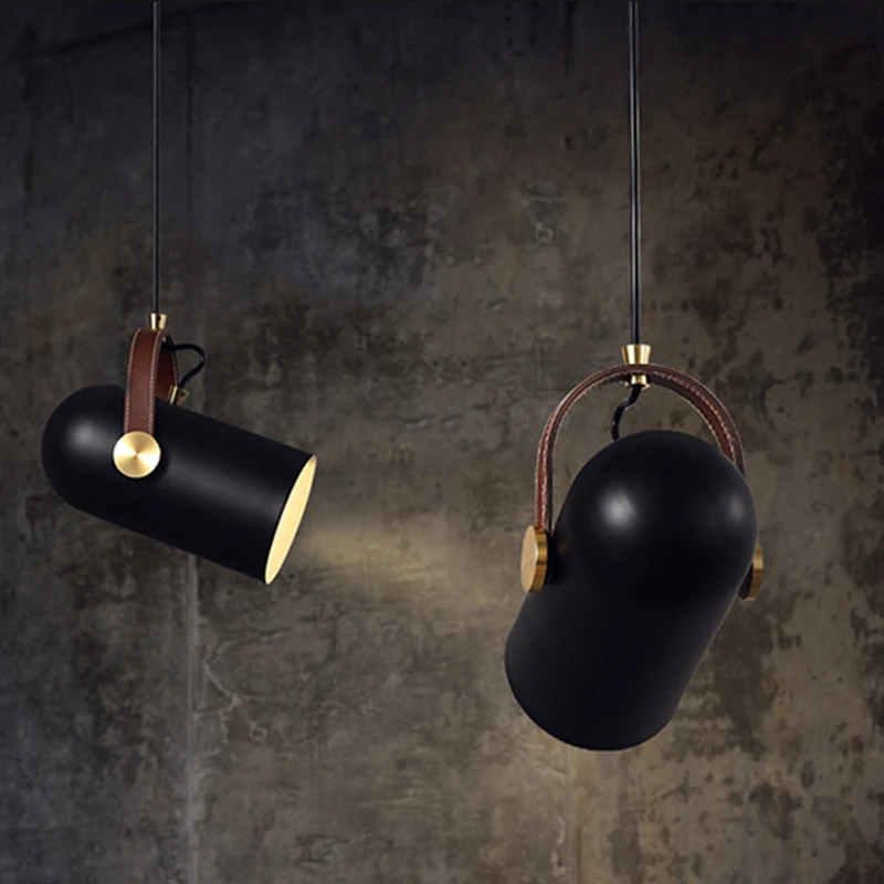 Nordic LED Industrial Metal Shade Vintage Retro Pendant Lamp Light Ac90-260v lighting fixtures bar cloth store new | Лампы и освещение