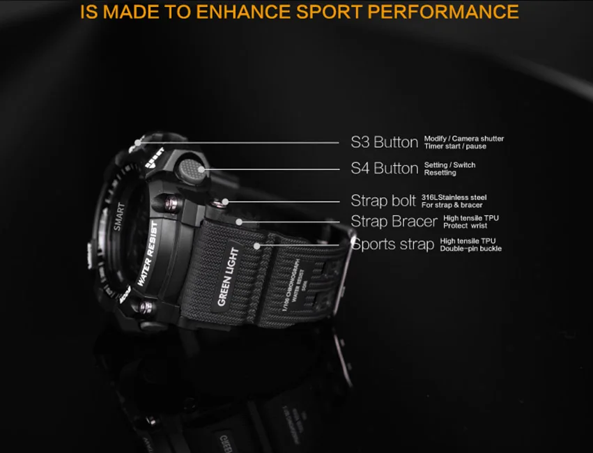 2017 Новинка X16 Смарт-часы Degital Sport Bluetooth Life водонепроницаемые напоминания о звонках