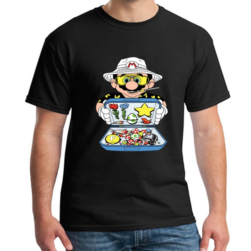 FEAR AND LOATHING IN LAS VEGAS Mario Футболка мужская футболка Топы футболки NN|Мужские футболки| |
