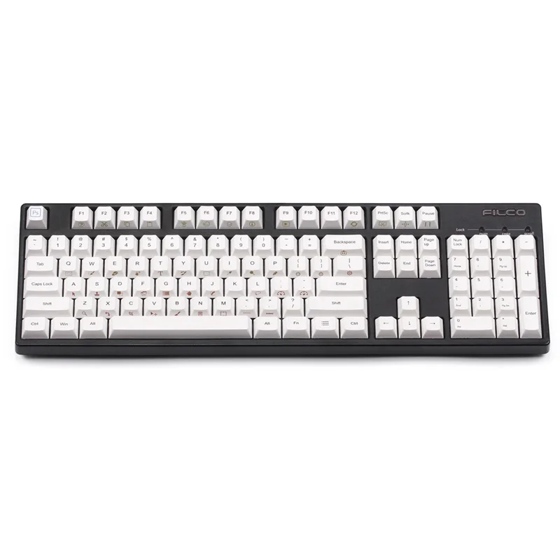 Фотошоп keycaps краска ПОДБИТАЯ вишня профиль для cherry mx механическая клавиатура ANSI