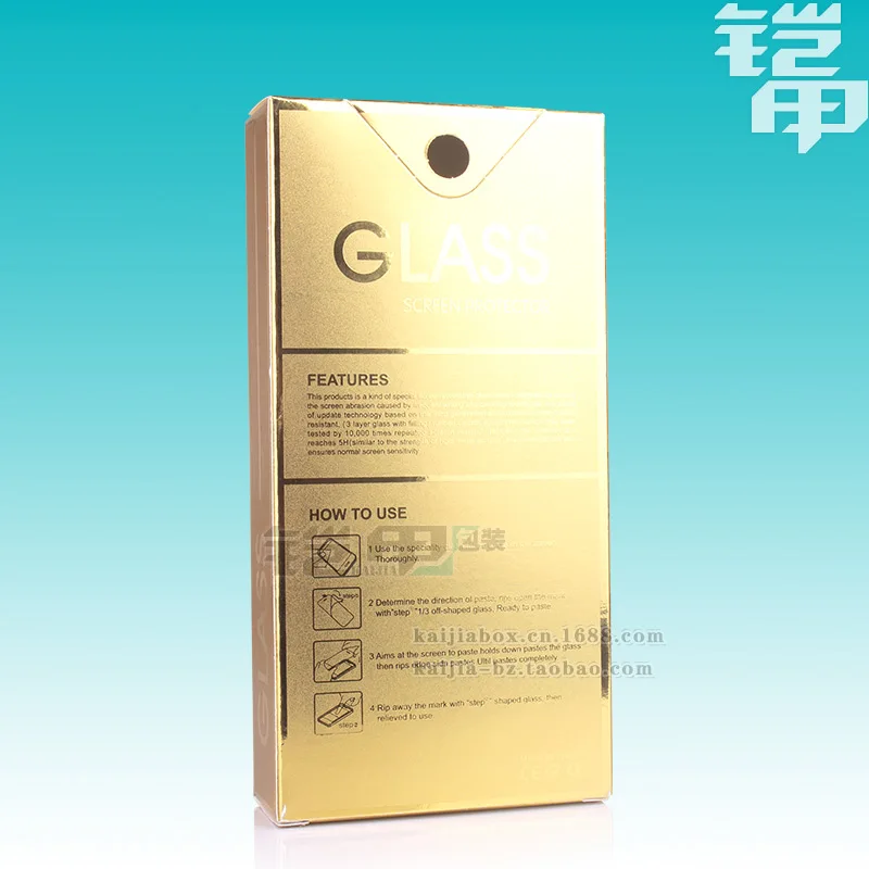 Новая бумажная упаковочная коробка для телефона защита экрана из закаленного