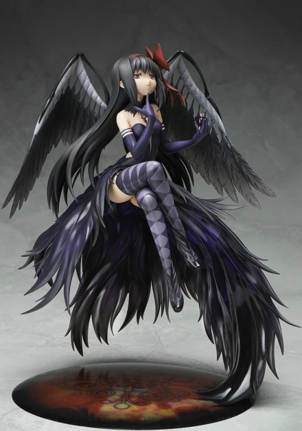 

Puella Magi Madoka Magica Homura Akemi Black Devil Version Luxury Dress Halloween Demon Cosplay Costume Evil Uniform Custom-made