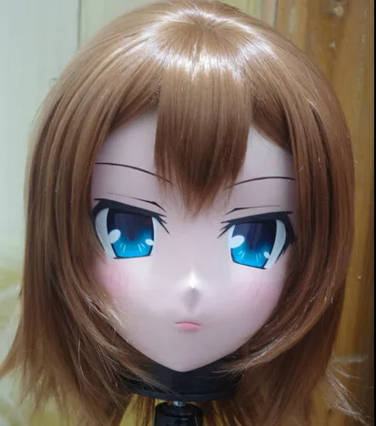 

(C2-073) Высококачественная Женская силиконовая резиновая маска для лица ручной работы, маскарадные маски кигуруми, кукольные маски для трансвеститов, кигуруми, аниме ролевые игры