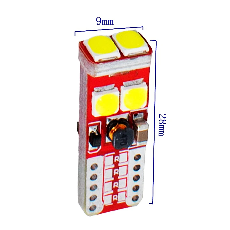 2 шт. супер яркие чипы T10 W5W 1000LM 6 SMD XBD светодиодный парковочные фары автомобиля