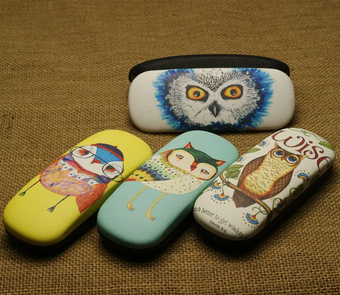 Сова близорукость очки коробка мультфильм близорукие случае Выделите Личность |