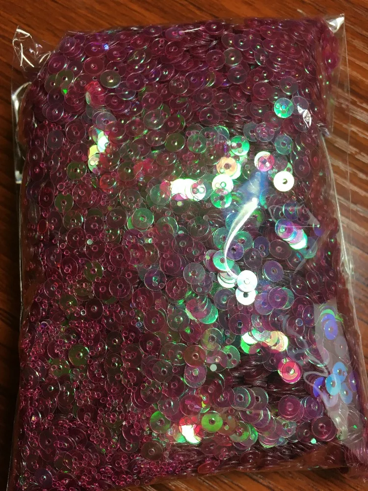 Темно-красный цвет круглые пайетки с отверстиями работы судов Ремесло Материал