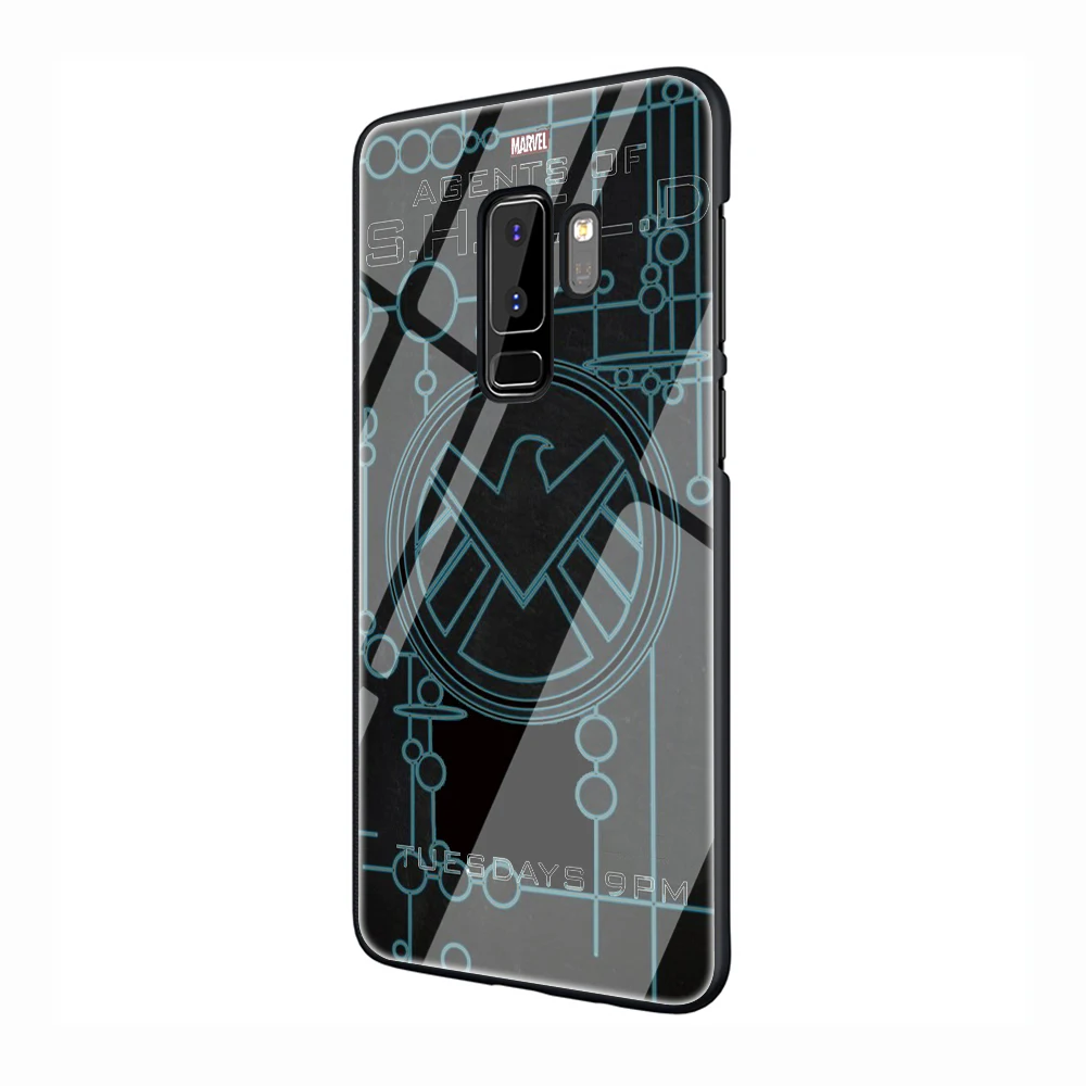 G11 Агенты Marvel щита S. H. I. E. L. D закаленное стекло чехол для телефона samsung Galaxy S7 S8 Note 8 9 10 Plus A10 20 30 40 50 60 70 - Цвет: G11