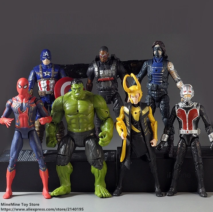 DISNEY Marvel Мстители Халк Железный человек Капитан Америка Человек паук танос