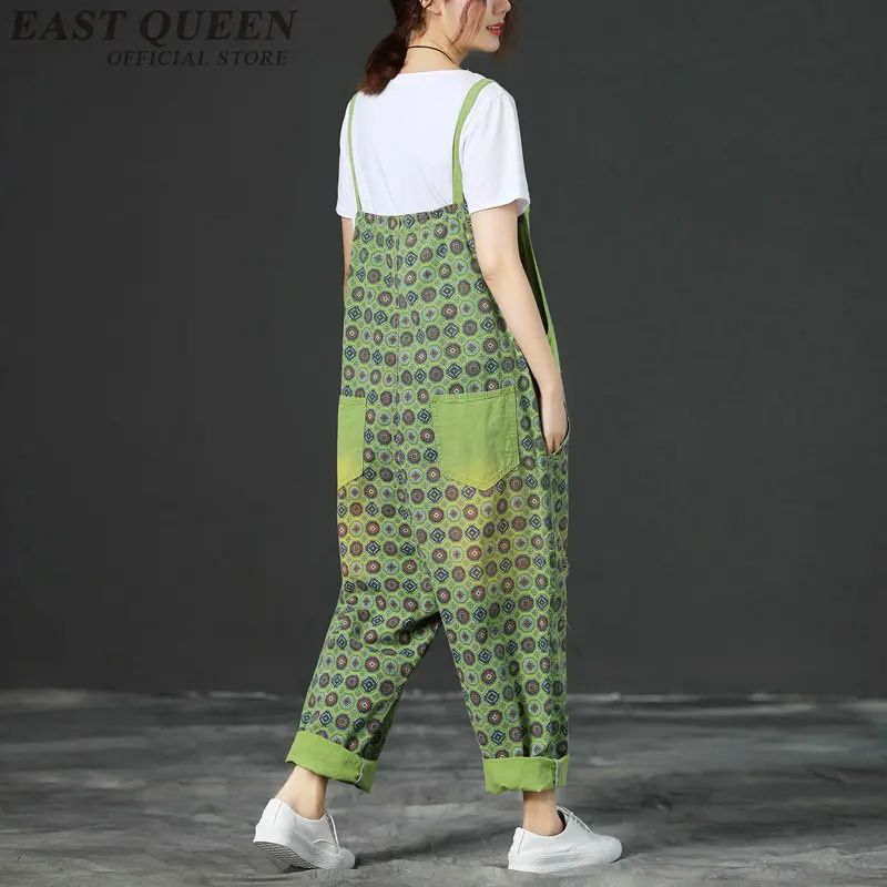 Женский джинсовый комбинезон длинный из джинсовой ткани модель DD1213 на зиму