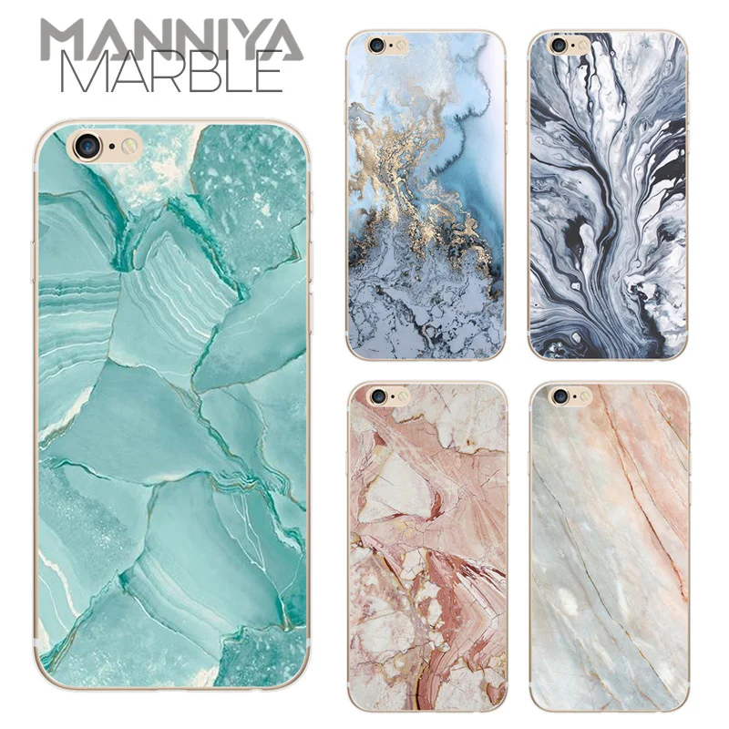 للبيع 6S حالة الهاتف الرخام