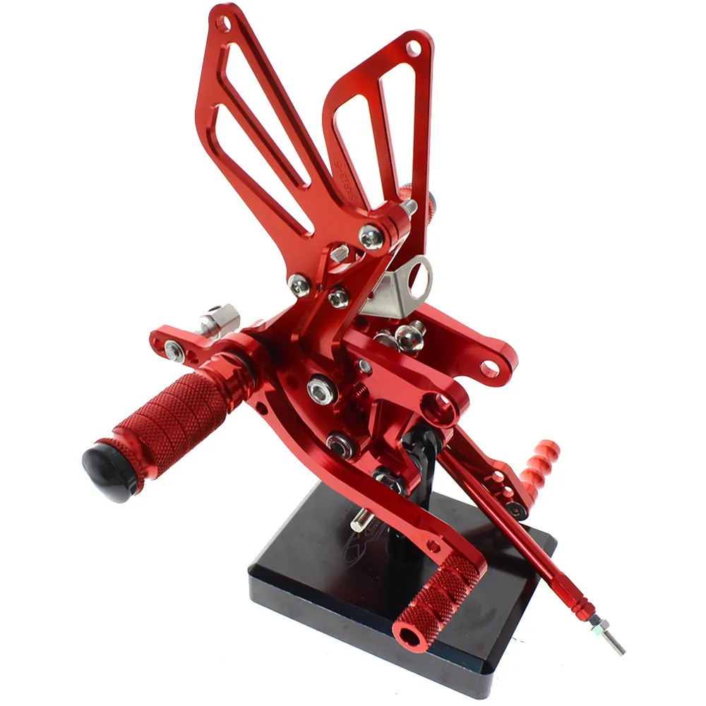 CNC Алюминиевые мотоциклетные подножки для ног набор подножки Rearset подножки для Suzuki TL1000S TL1000R TL 1000 R 1997-2003 1998 1999
