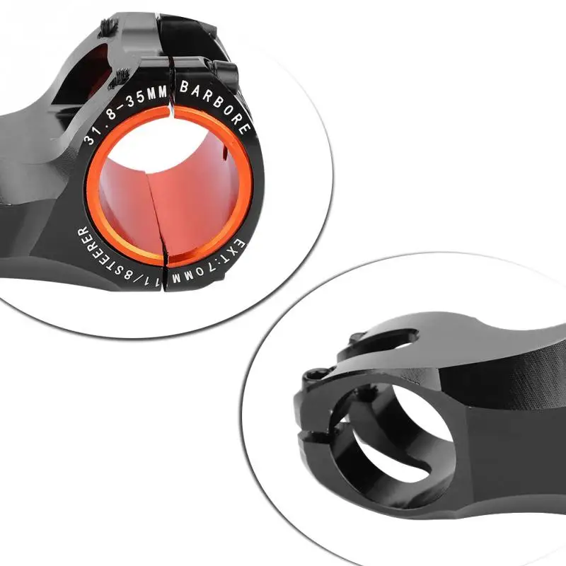 Новый Сверхлегкий велосипедный стержень из алюминиевого сплава 17 градусов 70 мм